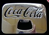 Coca Cola Plaque Bottle Opener Belt Buckle