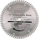 Freud LU82M010 10-Inch 60 Tooth TCG Crosscutting and Ripping Saw Blade with 5/8-Inch Arbor