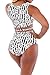 Pink Queen Women's No Support High Waist Criss Cross Vintage Bikini Set L