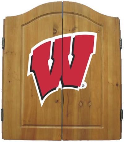 NCAA Dart Board with Cabinet