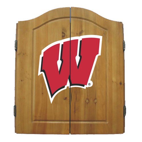 NCAA Dart Board with Cabinet