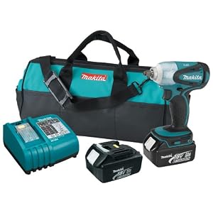 Makita BTW253 18-Volt LXT Lithium-Ion Cordless 3 8-Inch Impact Wrench Kit by 