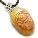Good Luck And Protection Talisman Eye Yellow Bloody Jade Necklace