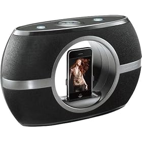 The Sharper Image EC-A115 Rotating Speaker with Dock for iPhone/ All iPod touch / iPod nano