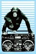 (24x36) Steez (Monkey Boom Box) Art Poster Print