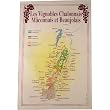 Beaujolais (Macon, Chalons) Region Wines map instructional and Pictorial on Printed Towel. Terroirs de France Tea Towel