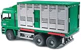 Bruder 02749 MAN Cattle Transportation Truck with Cow FigureIMAGE