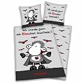Herding 447338050 Bettw�sche Sheepworld "Vampir" / 80 x 80 + 135 x 200 cm / Linon