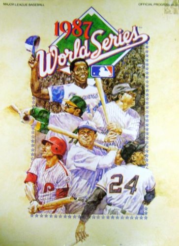 1987 World Series Program (Twins Vs Cardinals) Autographed/Hand Signed by 9 Whitey Herzog Joe Niekro