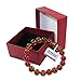 Handmade Bracelet 10mm Round Beaded Beads Bangle Unisex Women Men 7