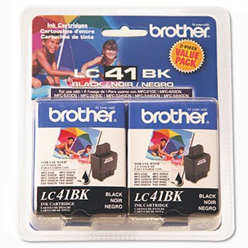 INKCART - CLM - LC41BK - 2 Pack,Black