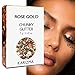 Rose Gold Chunky Glitter âœ® KARIZMA BEAUTY âœ® Festival Glitter Cosmetic Face Body Hair Nails