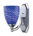 1 Light Vanity In Polished Chrome And Sapphire Glass