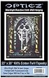 Opticz Gothic World Blacklight Reactive Tapestry