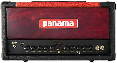 Panama Guitars Fuego X 15W All Tube Guitar Head (3 Channel with FX Loop) (Red Zorro-Graphite-Scarlet)