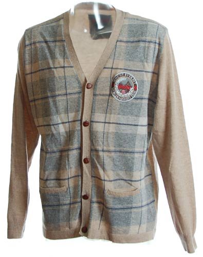 SIGNUM� V-Strickjacke Jacke kariert EVEREST