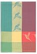 Waffle Weave 100% Cotton Hummingbird Dishtowel, Rose 18" X 28" Set / 6