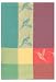 Waffle Weave 100% Cotton Hummingbird Dishtowel, Rose 18" X 28" Set / 6
