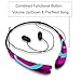 Rymemo 2016 Newest Match Color Universal Wireless Bluetooth 4.1 Music Stereo Sports Headset Headphone Vibration Neckband Style Earphone Earpiece for Cellphone, Blue-Purple