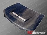 00-03 NISSAN SENTRA SPEED CARBON FIBER HOOD w/ FREE HOOD PINS