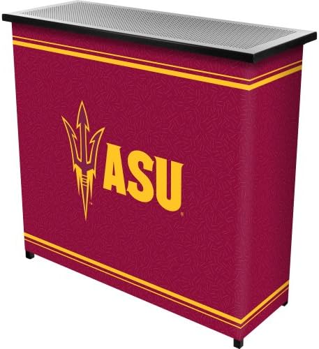 NCAA Arizona State University Two Shelf Portable Bar with Case
