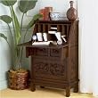 SEI Hand-Carved Secretary Desk