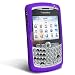 Silicone Skin Case for Blackberry Curve 8300 / 8310 / 8320 / 8330 - Dark Purple