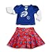 Winter Skirts - SnoPea - Newborn And Infant Girls Long Sleeve Skirt Set, Navy, White, Red (Size 9Months)