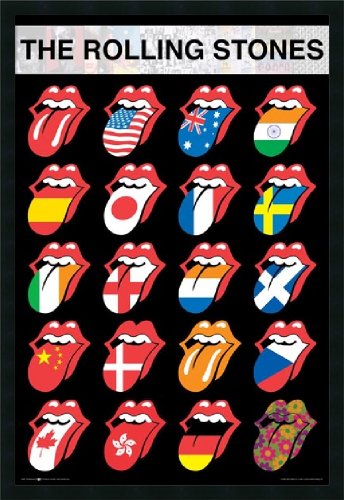 Rolling Stones - Bigger Bang Framed Posterz by unknown artist,25.7 x 37.7 Framed