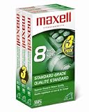 Maxell VHS T160 3pk Standard Grade