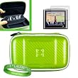 Garmin GPS Navigator CANDY GLOSS GREEN accessory, protective hard-shell portable carrying case with carabiner clip for Garmin GPS Navigator nüvi 670 Garmin Nuvi 265WT Garmin Nuvi 880 Garmin Nuvi 265WT Garmin nuvi 285WT Garmin Nuvi 780 Garmin Nuvi 850 4.3-Inch+ 4.3 GPS Screen Protector+ VG *LIVE*LAUGH*LOVE* Wrist Band