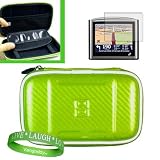 Garmin GPS Navigator CANDY GLOSS GREEN accessory, protective hard-shell portable carrying case with carabiner clip for Garmin GPS Navigator nüvi 670 Garmin Nuvi 265WT Garmin Nuvi 880 Garmin Nuvi 265WT Garmin nuvi 285WT Garmin Nuvi 780 Garmin Nuvi 850 4.3-Inch+ 4.3" GPS Screen Protector+ VG *LIVE*LAUGH*LOVE* Wrist Band