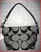 Authentic Coach Carly Signature Top Handle Handbag