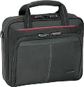 Targus Classic Clamshell for 15.6 Inch Laptops (Black with Red) CN31US