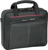 Targus Classic Clamshell Case for 15.6 Inch Laptops CN31US (Black with Red)