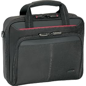 Targus Classic Clamshell for 15.6 Inch Laptops (Black with Red) CN31US