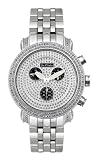 Joe Rodeo Classic w/ 3.50 Ctw. Genuine Diamond Chronograph Watch
