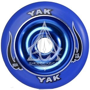 YAK Scat II Metal Core Wheel Blue 110mm