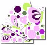 Lambs & Ivy Raspberry Swirl Wall Appliques