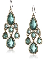 Lucky Brand "Winter Glimmer" Jeweled Chandelier Drop Earrings