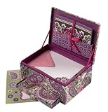 Vera Bradley Mail Box Stationery Desk Set in Very Berry Paisley