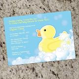 Rubber Ducky - Custom Baby Shower Invitation - Printable File