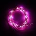 BINZET Soft Wire LED Light String 3m 30 LED Bulbs Starry Starry Light Indoor String Light Outdoor String Lights 3 AA Batteries Operated LED Fairy Light - Pink