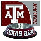 Texas A&M Aggies Pet Bowl and Mat Combo