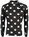 JustOneStyle Men's 069 Skin Compression Base Layer Star Running Shirt