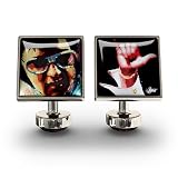 Elvis Presley Adios Fashion Cufflinks from Würkin Stiffs® Artwork by Joe Petruccio