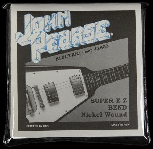 John Pearse Electric Guitar #2400 Super EZ Bend Nickel Wound .009-.042W