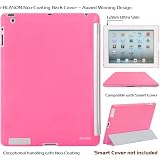 i-BLASON Case for iPad 2 Smart Cover (Not Included) Ultra Slim 1.2mm Pink -Award Winning Partner Compatible Companion Skin