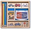 VEHICLES STAMP SET