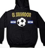 El Salvador Flags International Soccer Mens Sweatshirt, Salvadorian National Pride Men's Pullover Hoodie